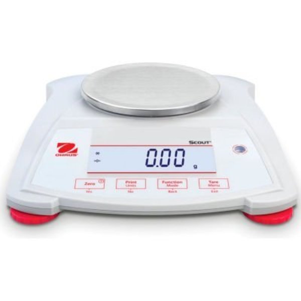 Ohaus Ohaus® Scout® SPX222 Electronic Portable Balance with LCD Display, 220g x 0.01g 30253019